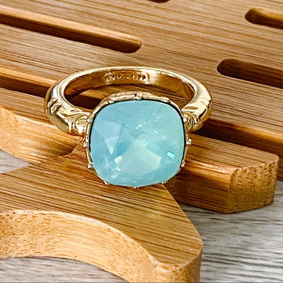 Coach Metallic Cushion Stone Ring - Picture 2 of 4